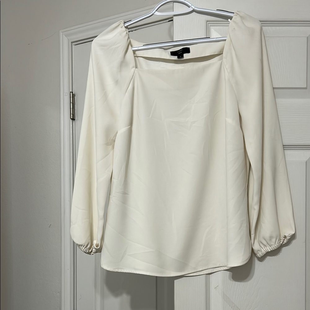 Elegant Cream Women's Top